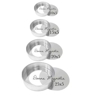 Forma Assadeira Bolo Torta Fundo Falso REMOVIVEL BAIXA - REBV em Oferta na Shopee