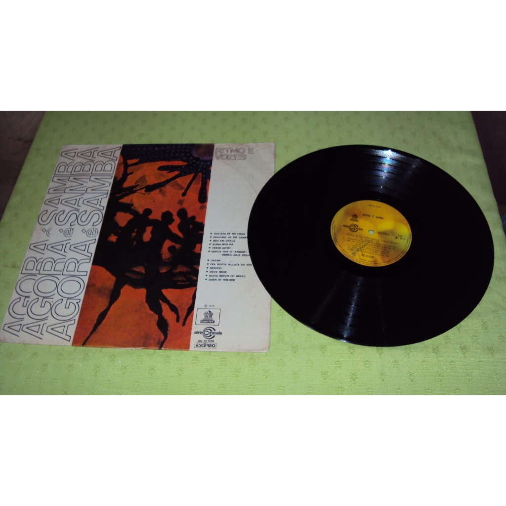 lp vinil. Agora é Samba.Ritmo e Vozes.