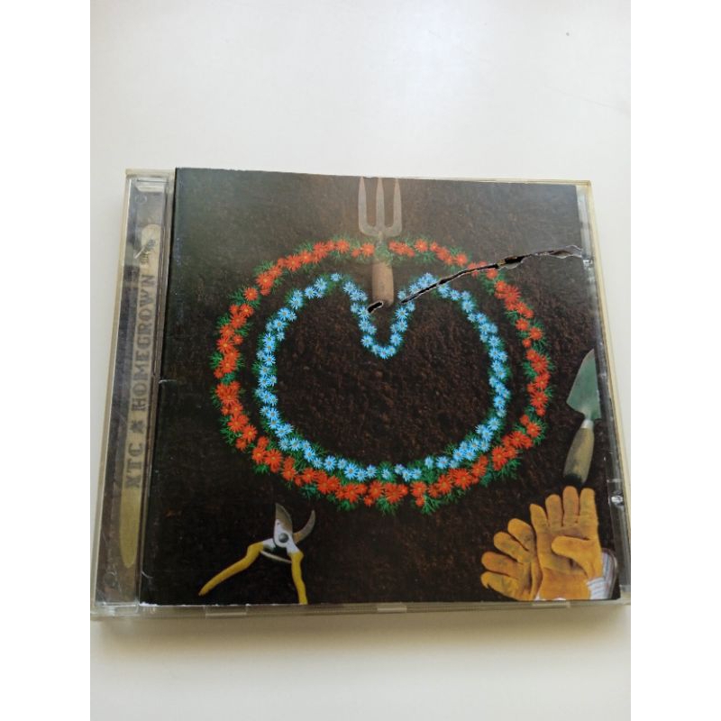 CD XTC homegrown capa com rasgo feito dor inseto mídia ótima