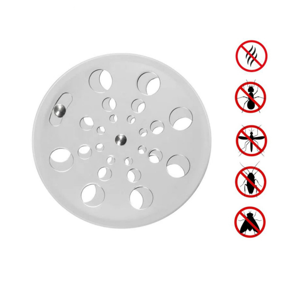 Tampa Ralo Grelha Inox Redondo 15x15 Abre e Fecha Rotativo em Oferta na Shopee