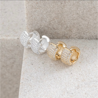 Brinco Argolinha Cravejado Feminino Masculino Acessórios Femininos Brincos Neymar argola moda em Oferta na Shopee