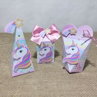 Kit Caixinhas Personalizadas Unicórnio