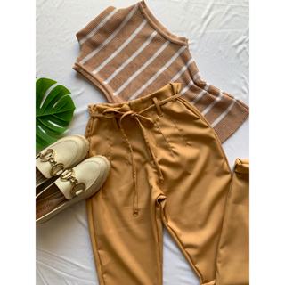 calça alfaiataria feminina social zilli stylle cintura alta em Oferta na Shopee
