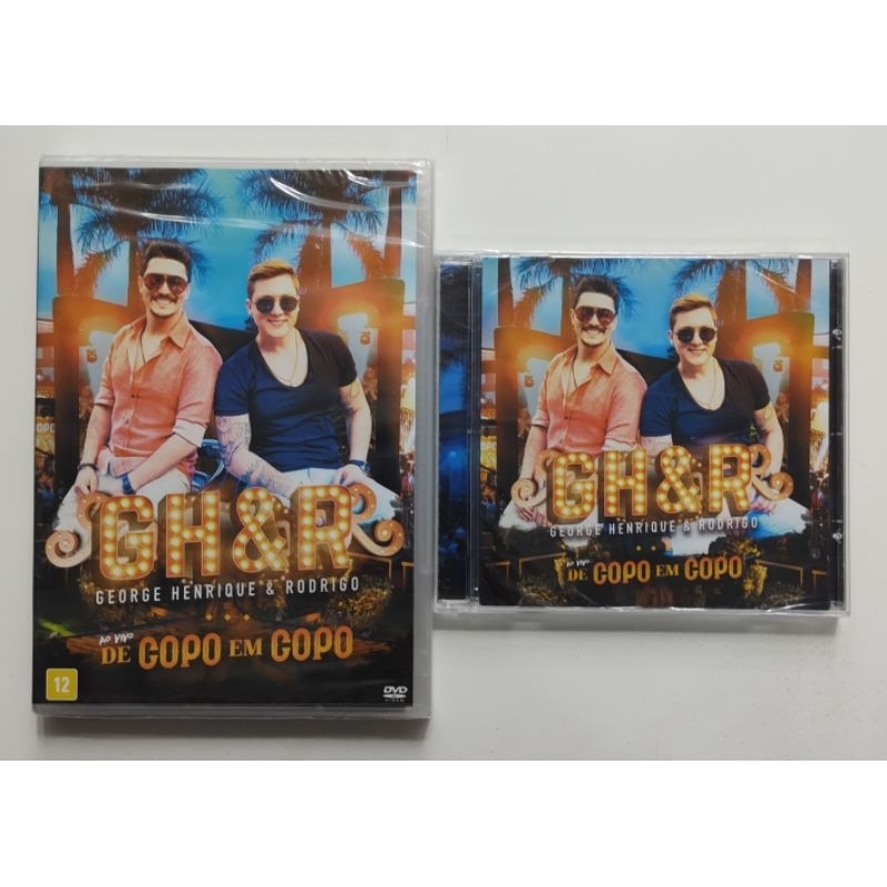 KIT DVD+CD - GEORGE HENRIQUE & RODRIGO - ( DE COPO EM COPO ) - AO VIVO