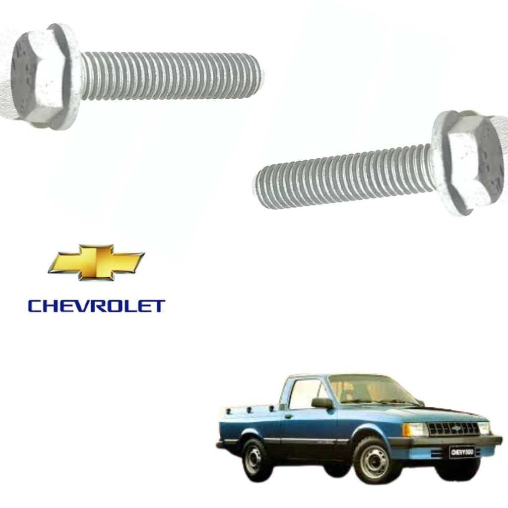 2 Parafusos Do Coletor De Escapamento Motor Chevy 500 1993 Chevette 1993 Marajó 1993