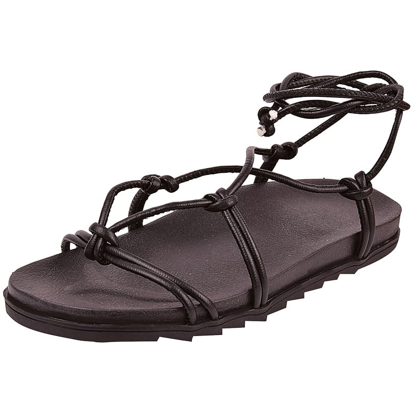 Sandália Feminina Amarração Confortável Birken Barata