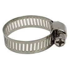 Kit 6 Abraçadeiras Ferro E Aço Inox Vedação Para Mangueira 5/8''