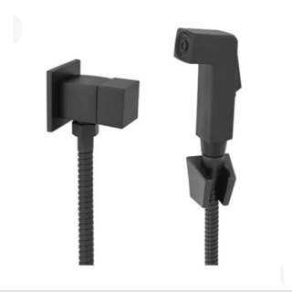 Kit Ducha Higenica Luxo Metal Quadrado Preto 1/4 Volta Gatilho em ABS 15083B em Oferta na Shopee