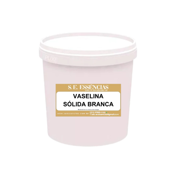 Vaselina Sólida Branca USP - 200gr em Oferta na Shopee