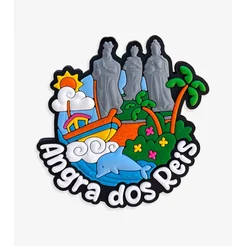 Ímã Angra dos Reis Estátuas Emborrachado – Ímã de Geladeira