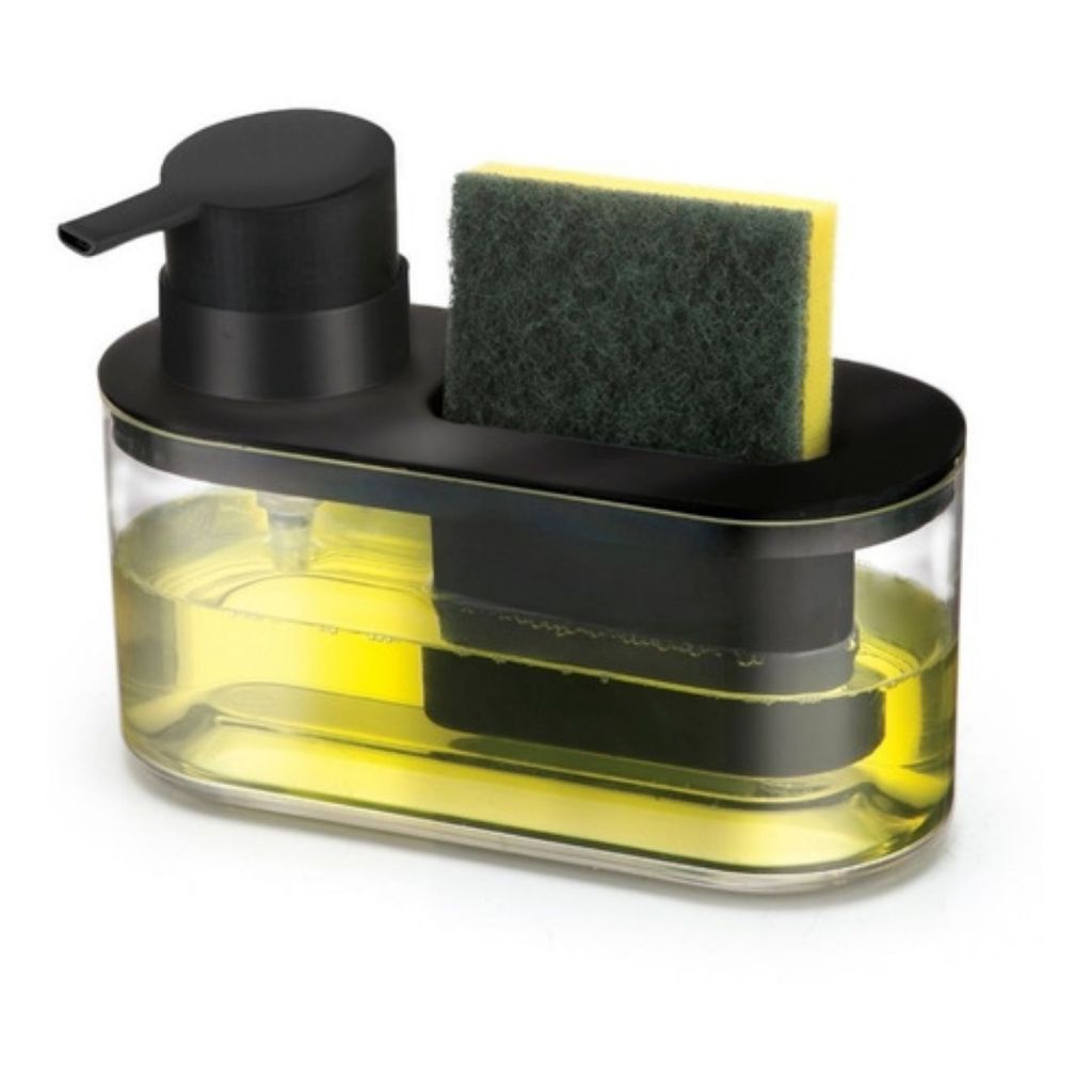 Dispenser Dosador Para Detergente Com Porta Bucha Arthi em Oferta na Shopee