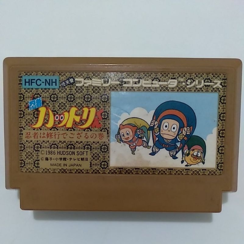 jogo ninja hattori Hudson original para famicom nes nintendinho 8bits 60pinos