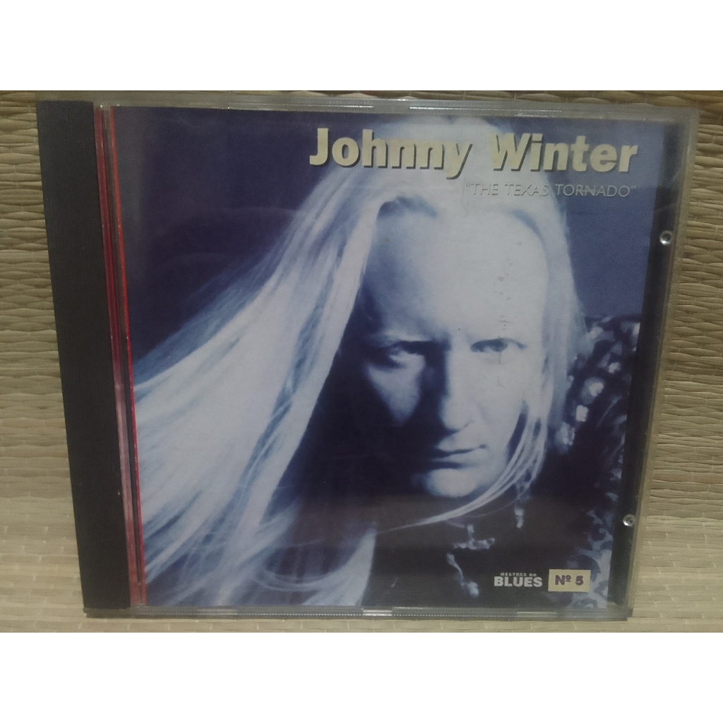 CD Johnny Winter - The Texas Tornado - Coleção Mestres do Blues - Ano 1996