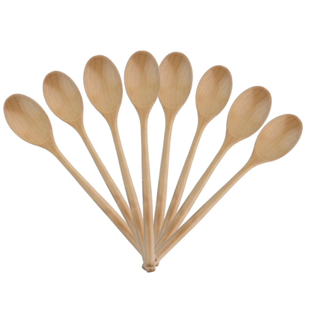 COLHER DE PAU KIT COM 5 UNIDADES