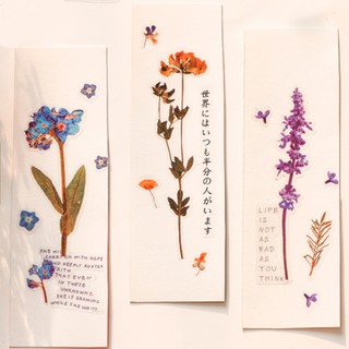 Cartela de Adesivos Flower Fancy - Adesivo Flor Floral Flores Fofo Planner kawaii -Adesivo importado - Papelaria fina