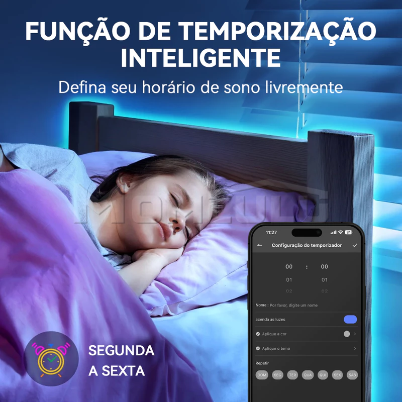 Fita de LED RGB 10/20/30/40M com Controle Remoto — foto 4