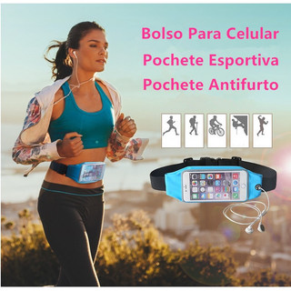 Pochete esportiva para corrida, porta celular academia , suporte para corrida e academia, pratico e impermeavel