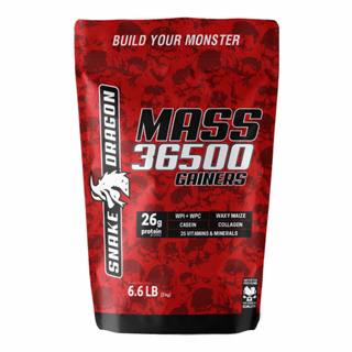Hipercalorico Com Whey - MASS 36500, 3kg - Snake Dragon em Oferta na Shopee