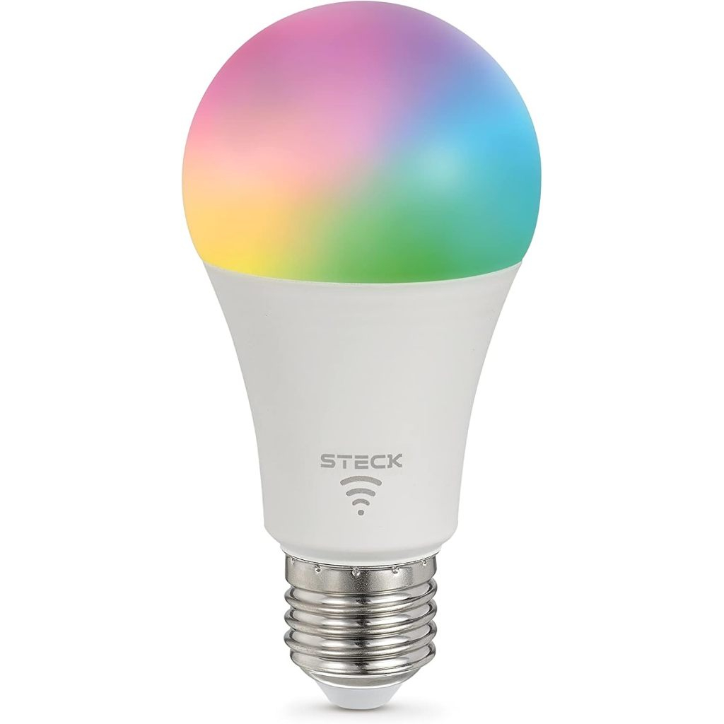 Lâmpada Inteligente Steck 7W, RGBW Wi-Fi, Bivolt