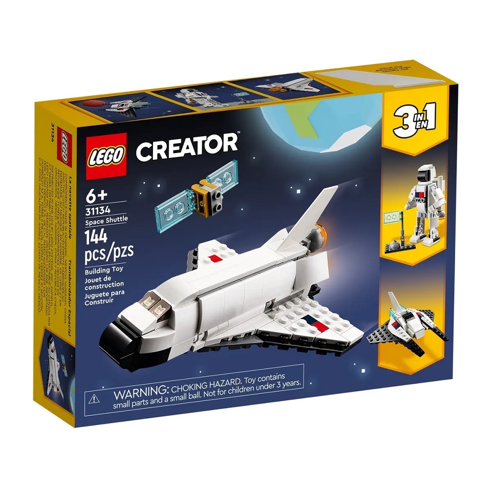 Lego Creator 3 em 1 - Ônibus Espacial 31134 - Mom & Baby