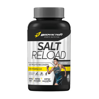 Cápsulas de Sal Com Vitamina D3 Salt Reload 30 Caps Bodyaction em Oferta na Shopee