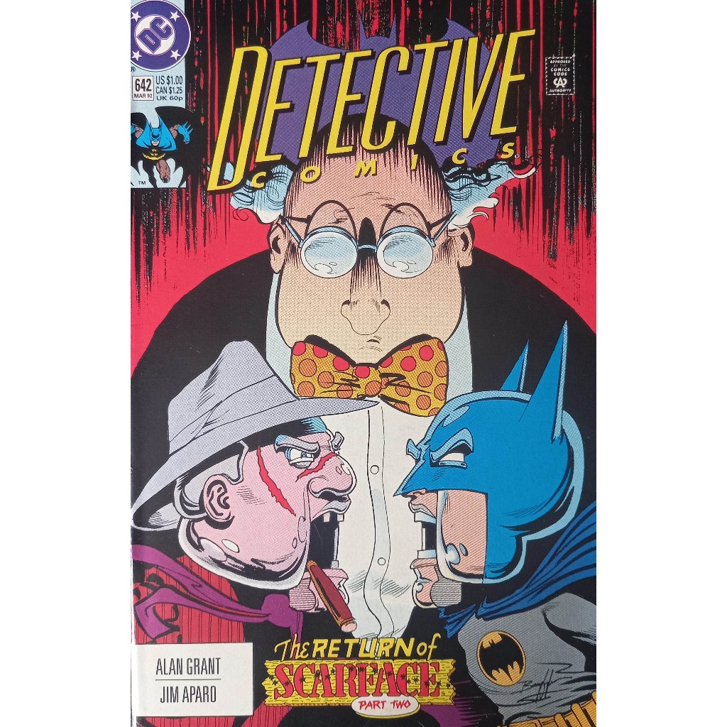 Hq DC Batman Detective Comics 642 -  Vintage - Importada - 1992 - DC Comics