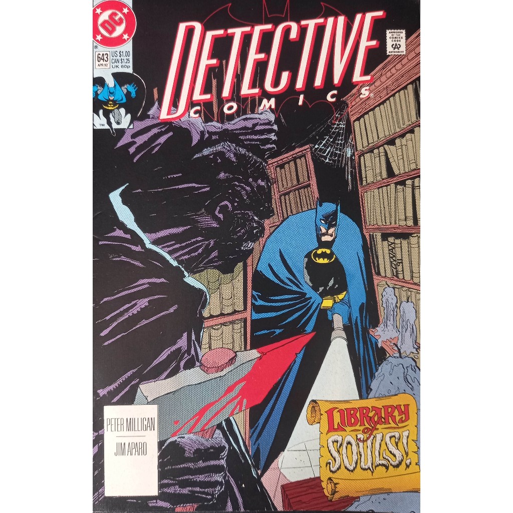 Hq DC Batman Detective Comics 643 -  Vintage - Importada - 1992 - DC Comics