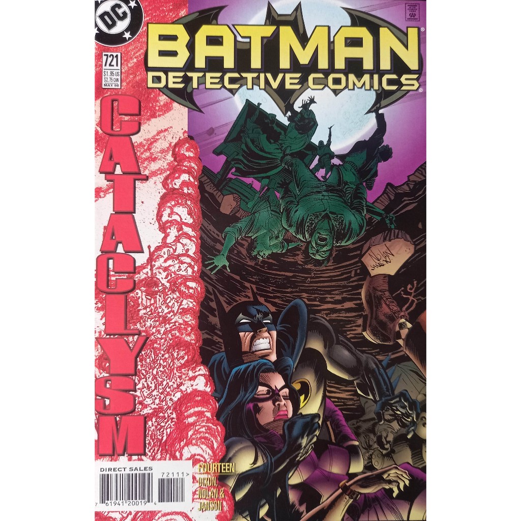 Hq DC Batman Detective Comics 721 -  Vintage - Importada - 1998 - DC Comics