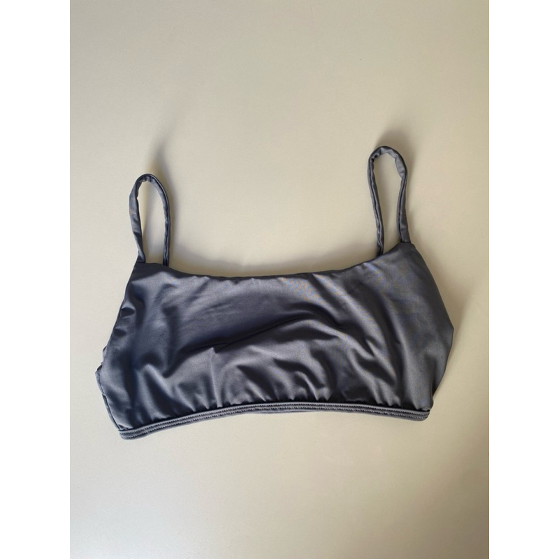 Top Feminino Alcinha Fina Academia Cinza