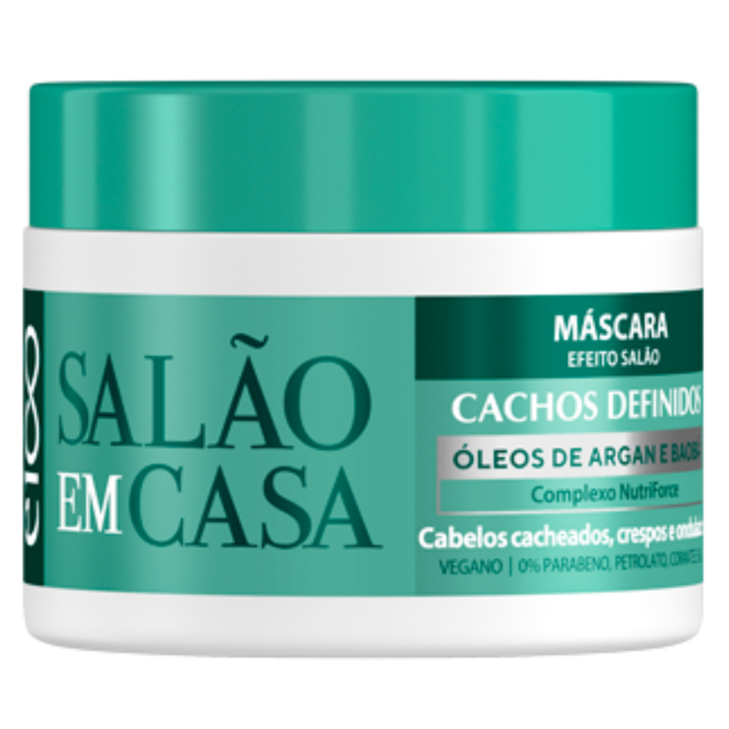 Eico Máscara Tratamento Creme Hidra Nutre Salão Em Casa Cachos Definidos 270g Óleo Argan Cacheados Crespos e Ondulados em Oferta na Shopee