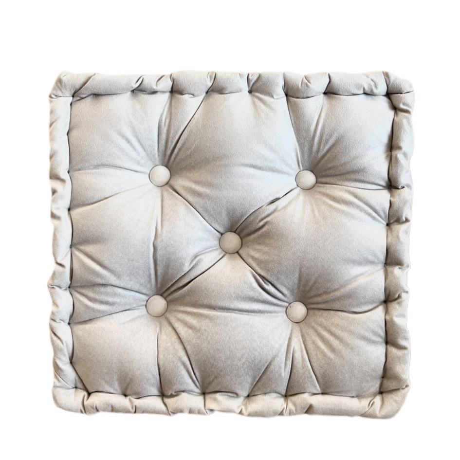 CONJUNTO 2 ALMOFADAS 30X30 X 10 CM FUTON TURCA CHEIA SUEDE ASSENTO