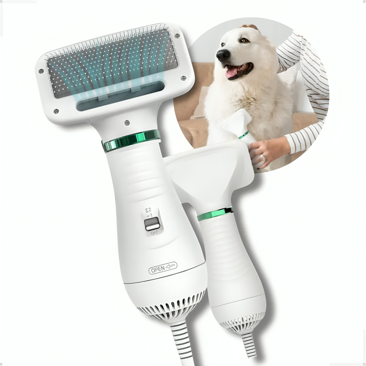 Secador Pet Shop Escova 2 Em 1 Seca Remove Pelos Gato Cachorro Coelho