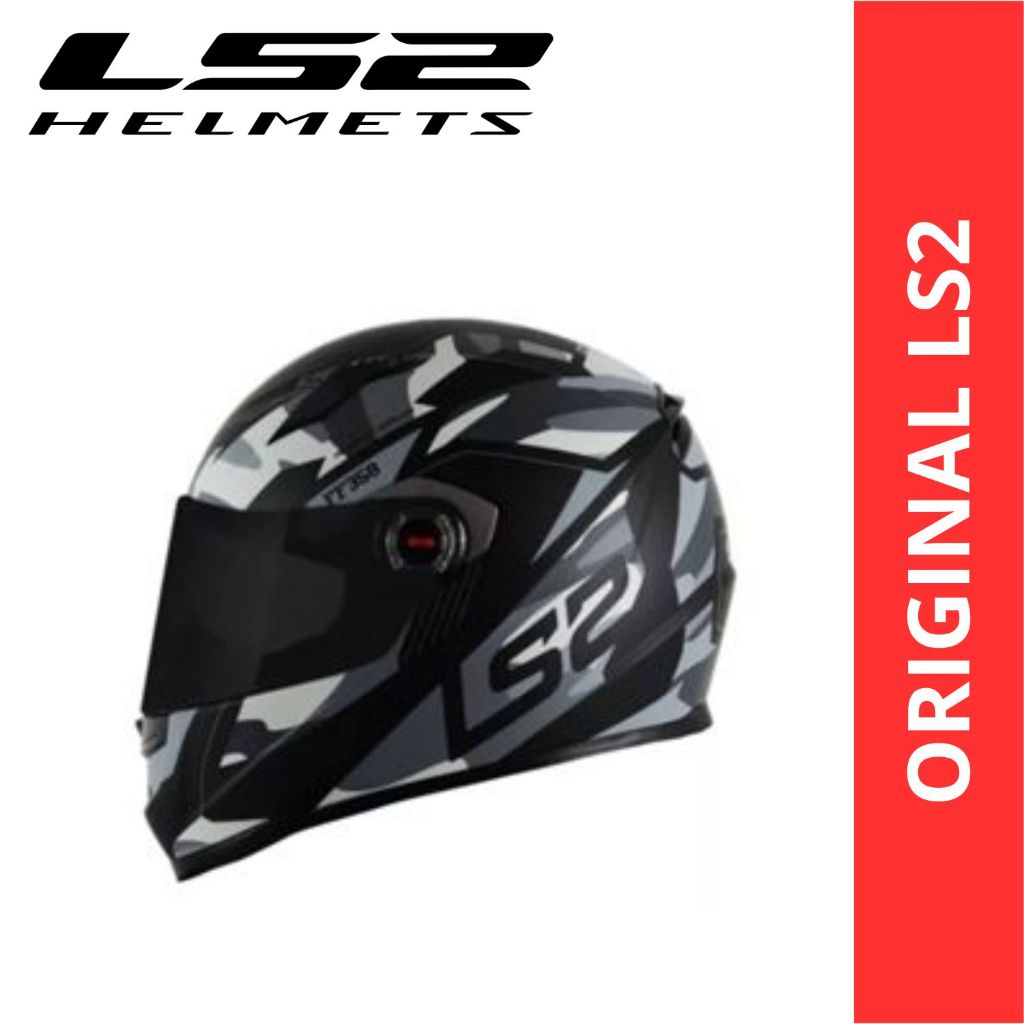CAPACETE LS2 FF358 TANK CAM MATT BLACK