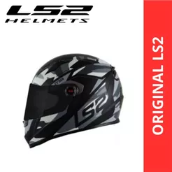 CAPACETE LS2 FF358 TANK CAM MATT BLACK