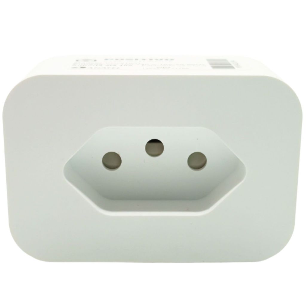 Plug Inteligente Smart Wi-FI 10A 1000W Branco - Positivo