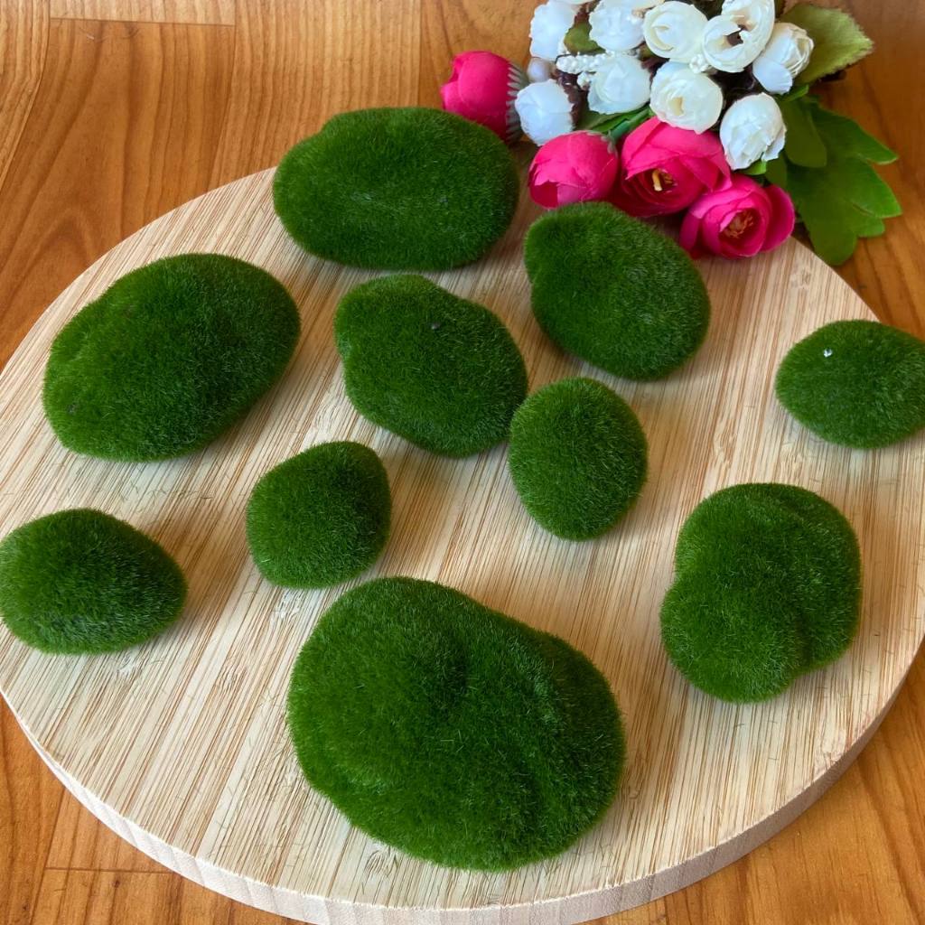 Enfeite Decorativo Morro De Grama 5 Unid  Ou Mais Tamanho Variados em Oferta na Shopee