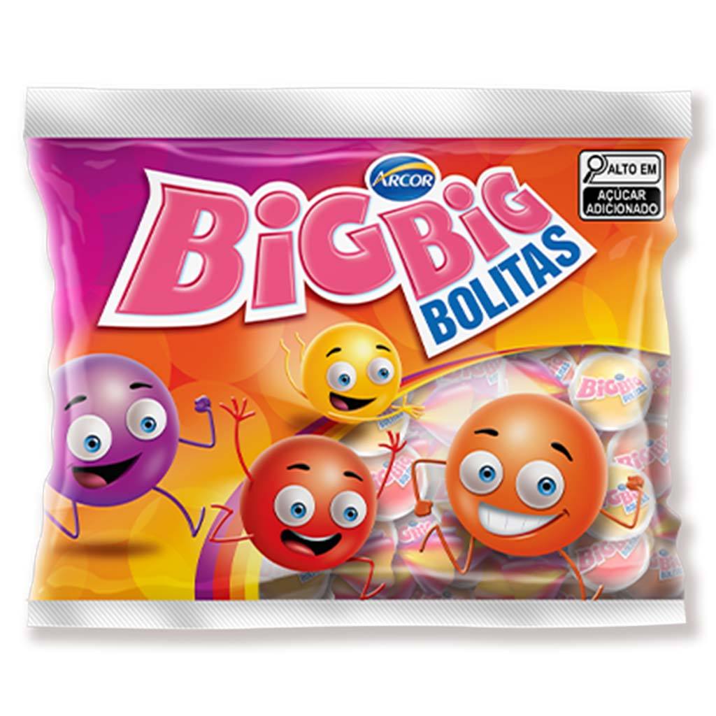 Chiclete Big Big Bolitas 252g - Arcor em Oferta na Shopee