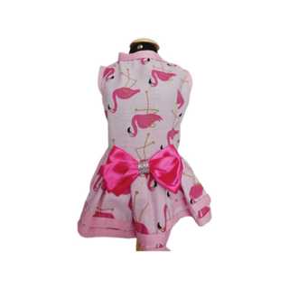 Vestido Pet (estampa de Flamingo) em Oferta na Shopee