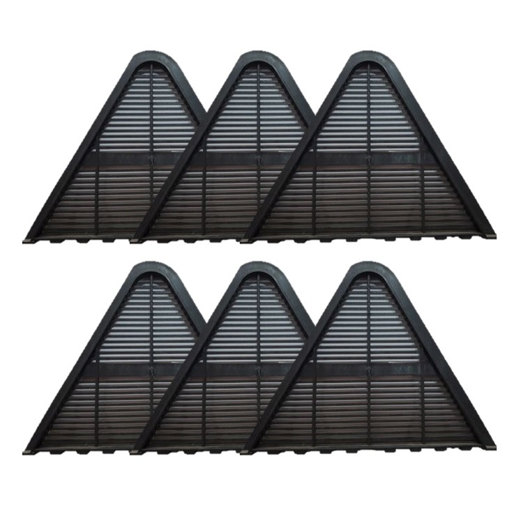 kit 06 Passarinheira Grade de Ventilação Canalete - 43, 44, 49, 90, 50 Modulada, e Maxiplac