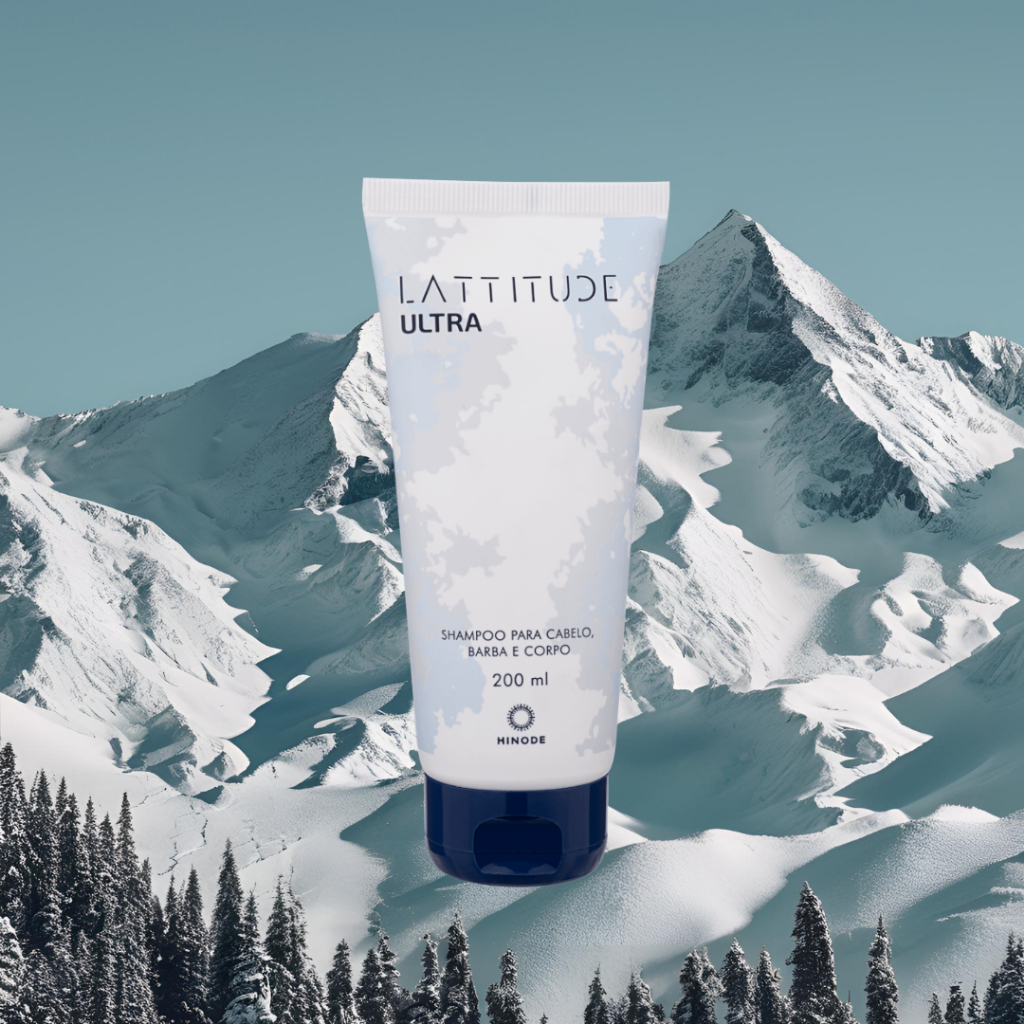 Lattitude Ultra Shampoo Cabelo, Barba e Corpo Hinode 200ml