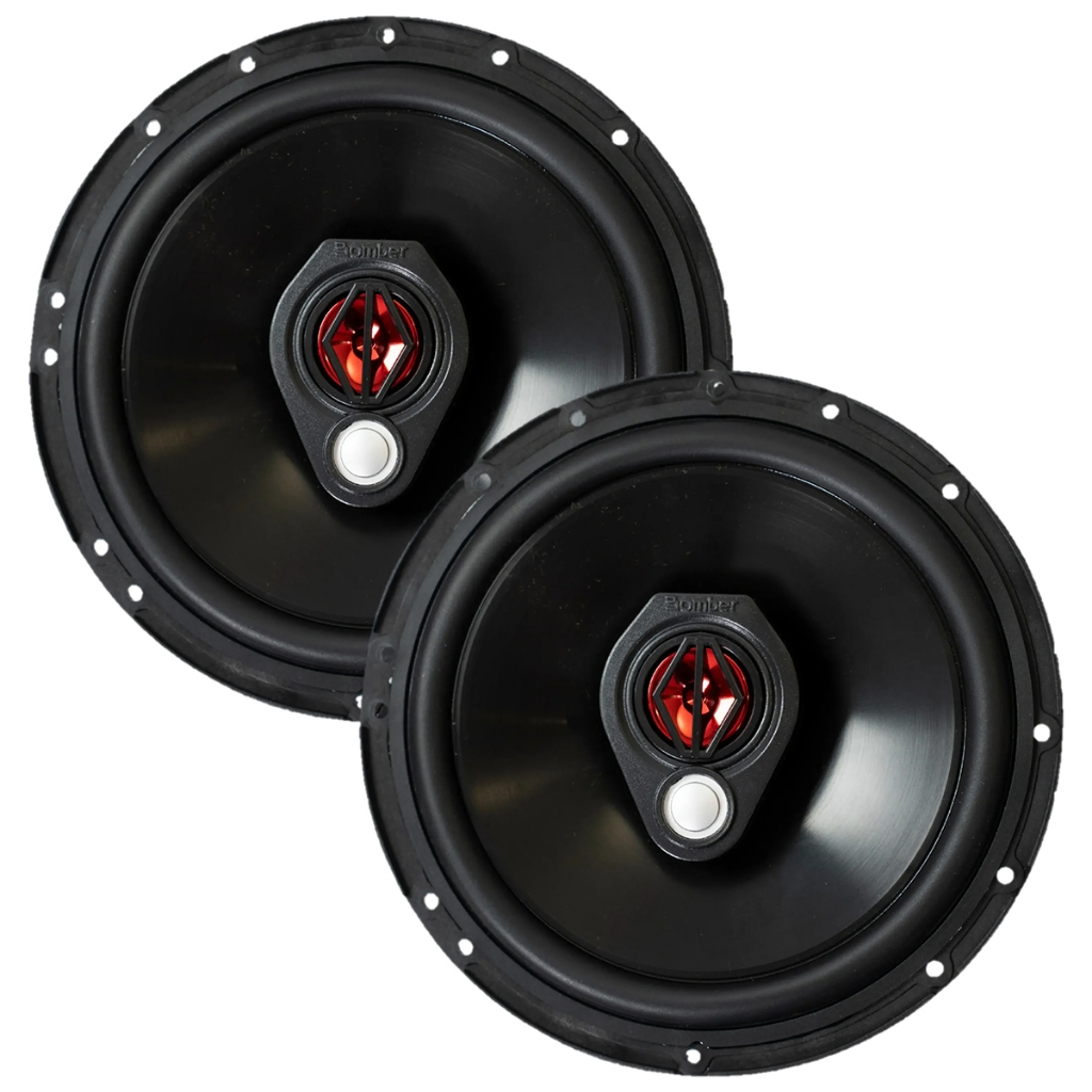 Par Alto Falante Triaxial Bomber BBR 6 Pol 100W Rms 4 Ohms - Spare Parts and Accessories for Vehicles