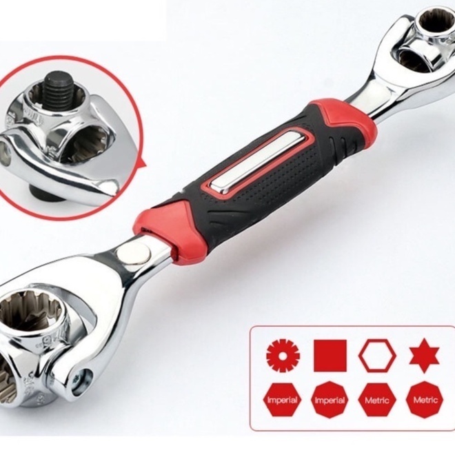 Chave Soquete Inglesa Jogo Ferramentas Multifuncional 360 em Oferta na Shopee