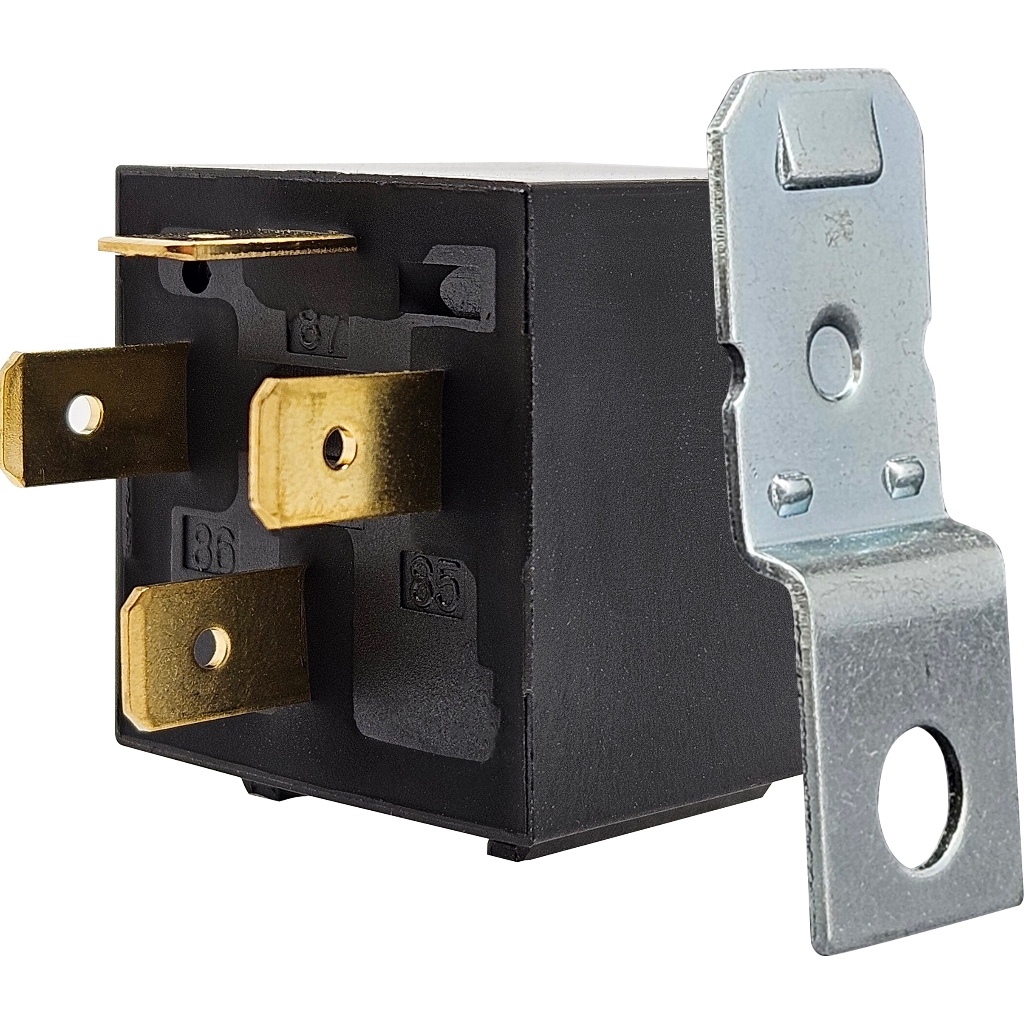 Relé Auxiliar Universal Som Farol Buzina 12V 40A em Oferta na Shopee