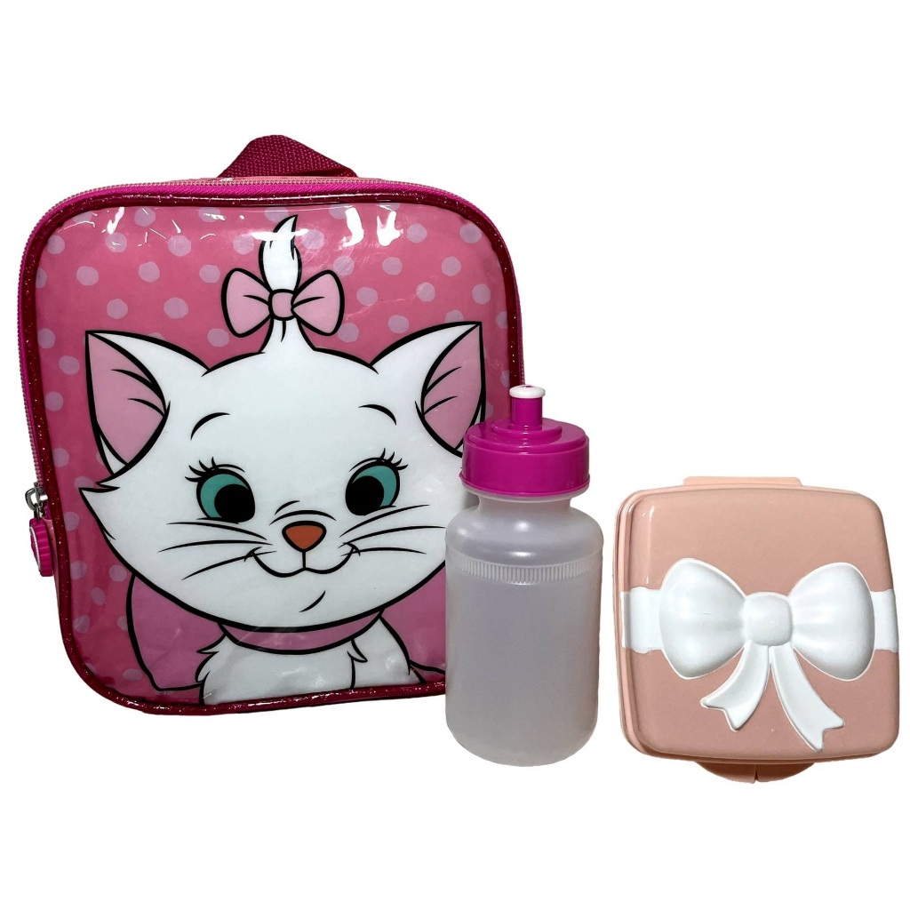 Lancheira Escolar Térmica Infantil Estampa Personagem Boneca Gata Gatinha Marie - Licenciado Disney