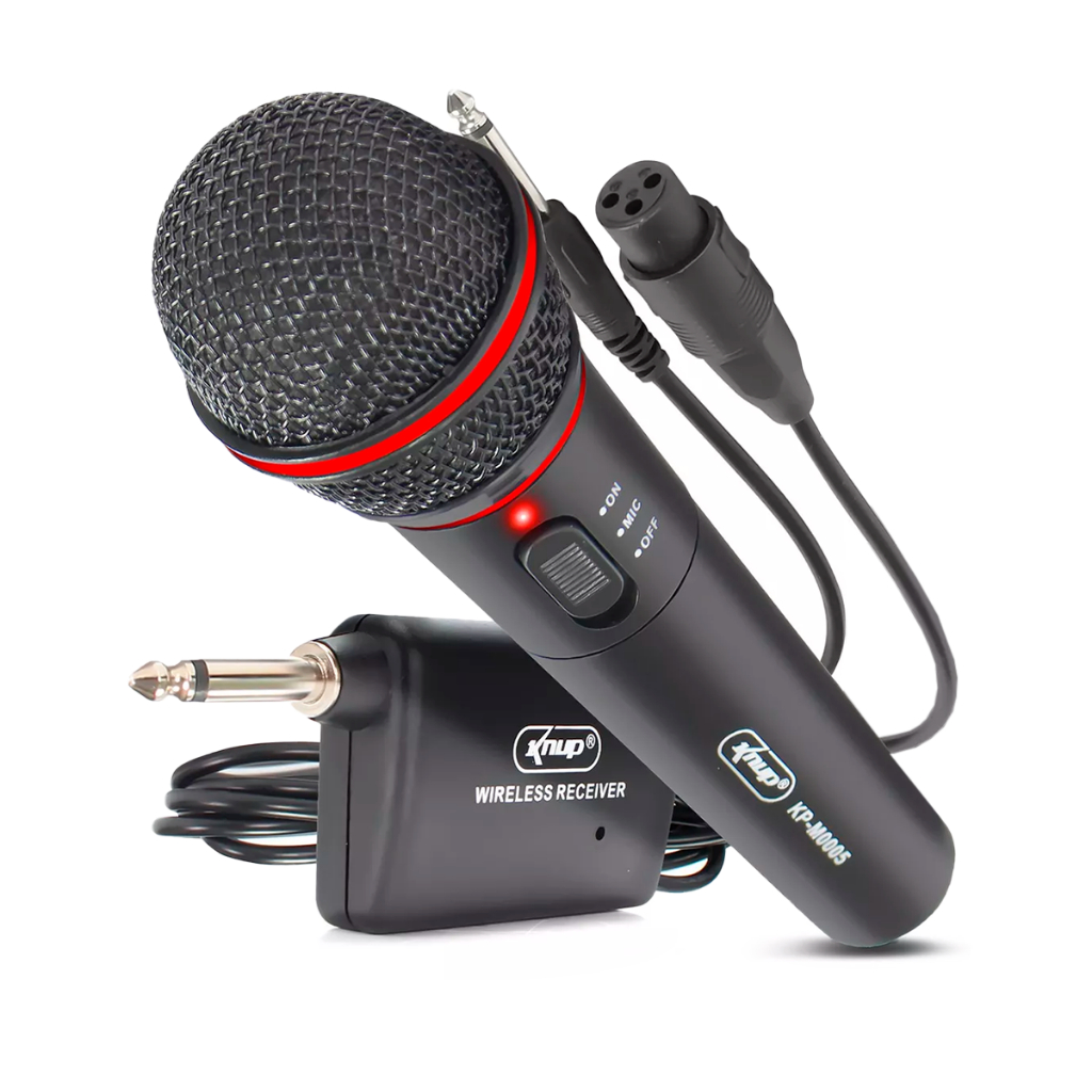 Microfone Sem Fio Alcance: 30M e Conexão Cabo P10 Hi-Fi em Oferta na Shopee