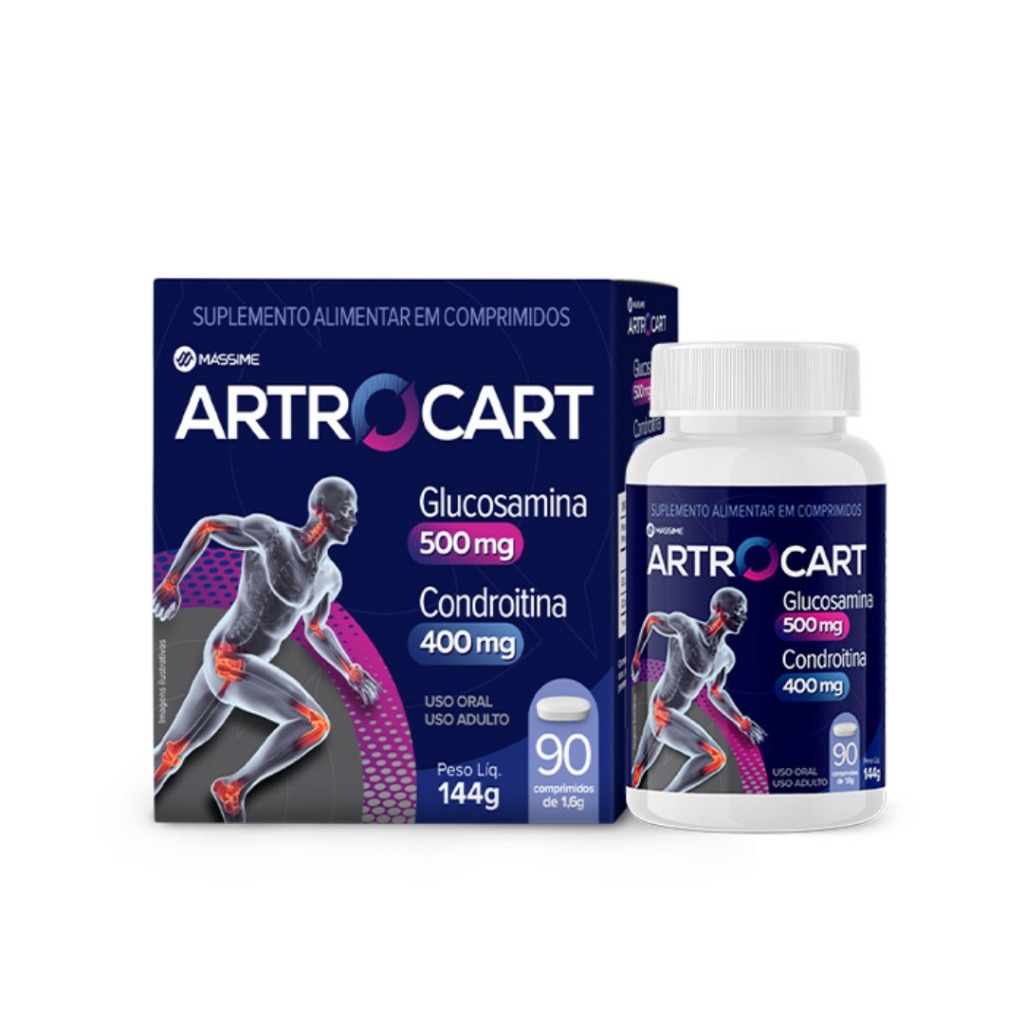 Artro Cart - Glucosamina 500mg E Condroitina 400mg 90cpr