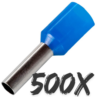 500X Terminal Tubular Ilhos 2,5mm E2508 Terminal Ilhos (500pçs) em Oferta na Shopee