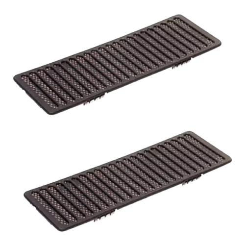 Par Grade Churrasqueira Entrada Ar Capo Brasilia + Nf-e em Oferta na Shopee