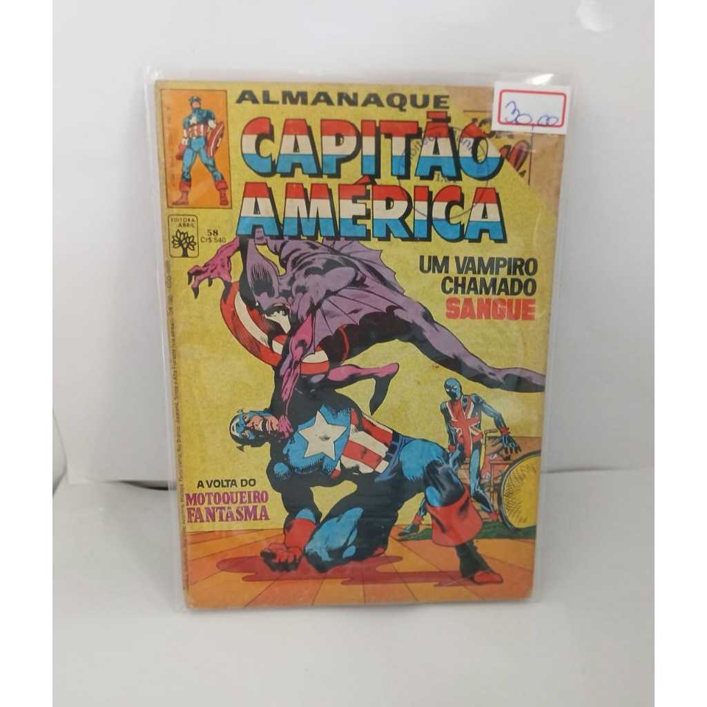 HQ almanaque capitão américa um vampiro chamado sangue