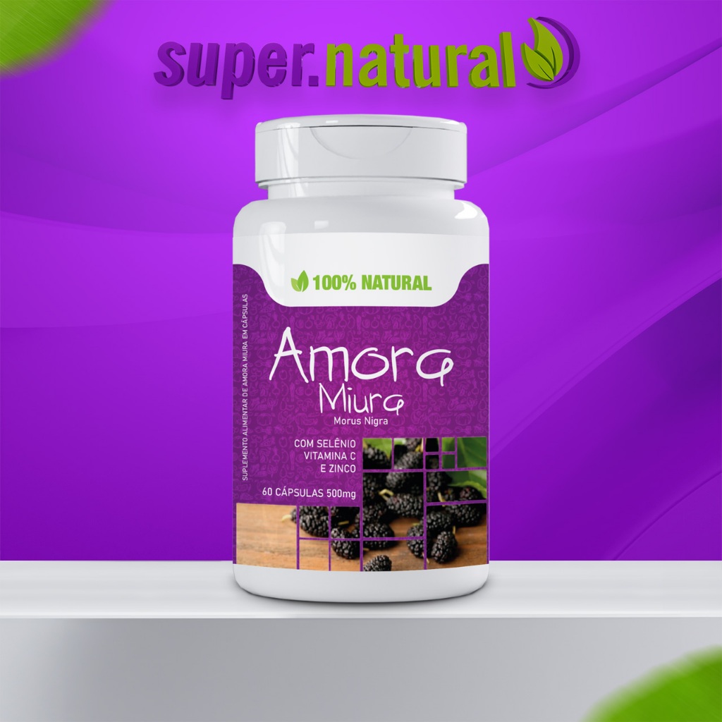 Amora Miura 60 Cápsulas 500mg Original Bionutri